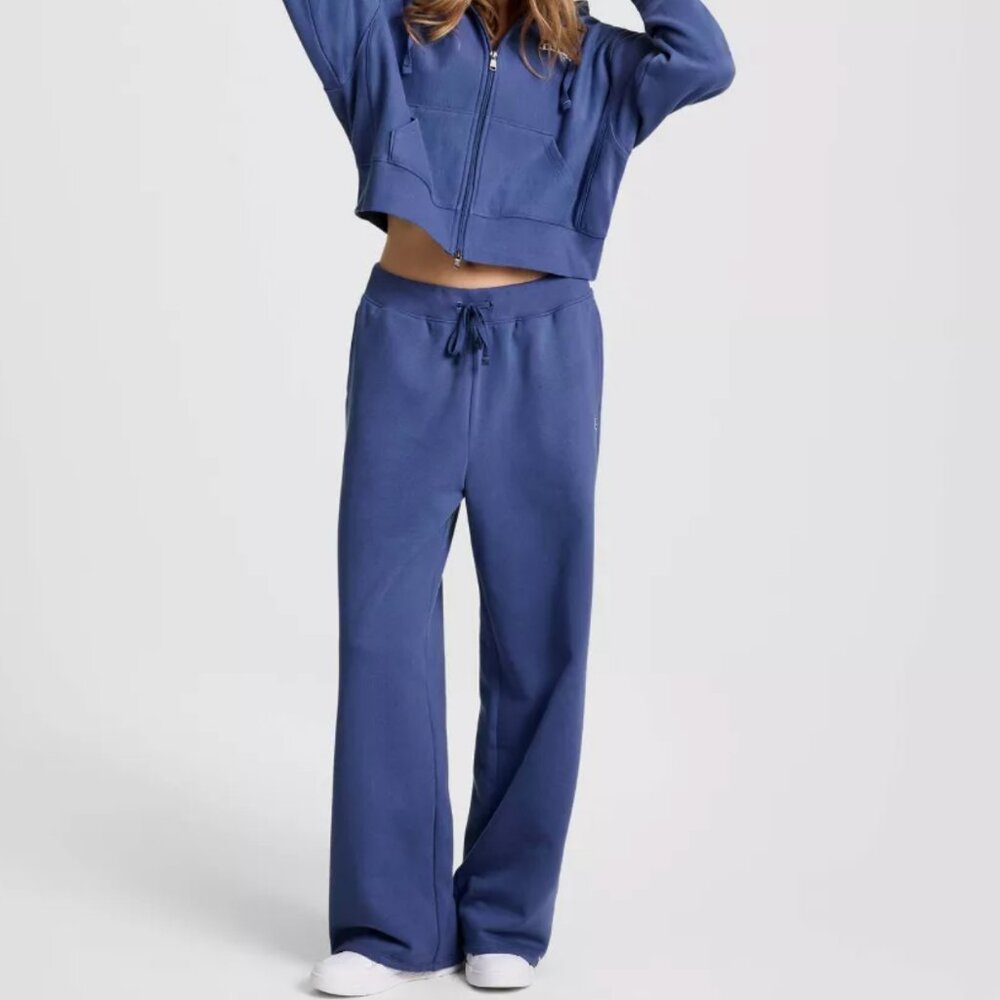 Champion Women's High-Rise Fleece Wide Leg Sweatpants size XL NWT